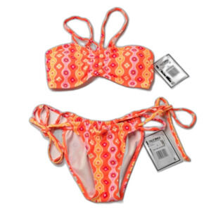 California Sunshine 2 Piece Swimsuit Bikini Size S